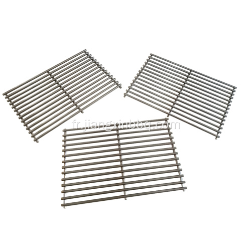 Grilles de cuisson hexagonales en acier inoxydable massif